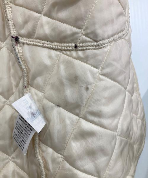 LAVENHAM（ラベンハム）LAVENHAM (ラベンハム) BRUNDONキルティングコート アイボリー サイズ:38の古着・服飾アイテム