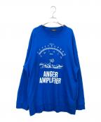 UNDERCOVERアンダーカバー）の古着「コットンスウェットビッグプルオーバー」｜ブルー