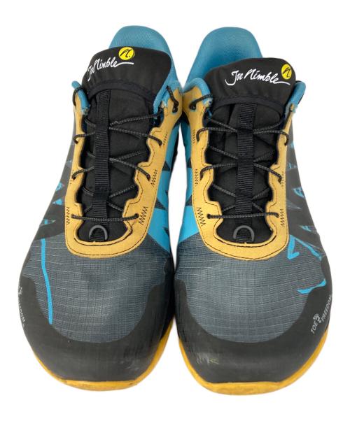 Joe Nimble（ジョー・ニンブル）Joe Nimble (ジョー・ニンブル) TOE FREEDOMランニングシューズ ブルー×ブラック サイズ:10の古着・服飾アイテム