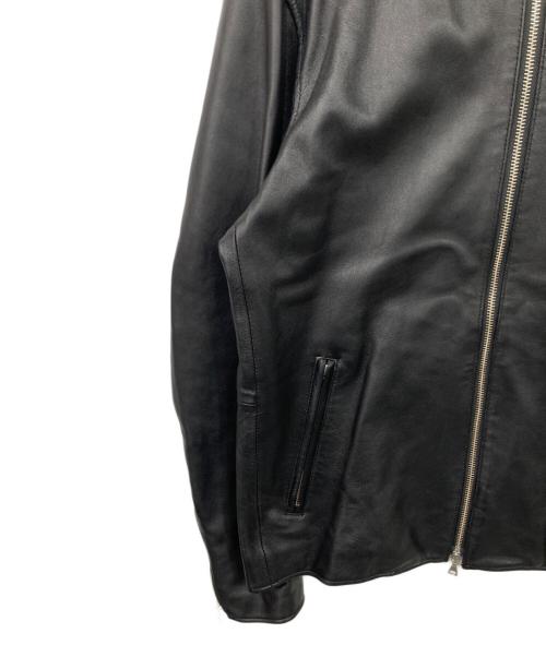 BEAMS HEART（ビームスハート）BEAMS HEART (ビームスハート) ラムレザージャケット ブラック サイズ:XLの古着・服飾アイテム