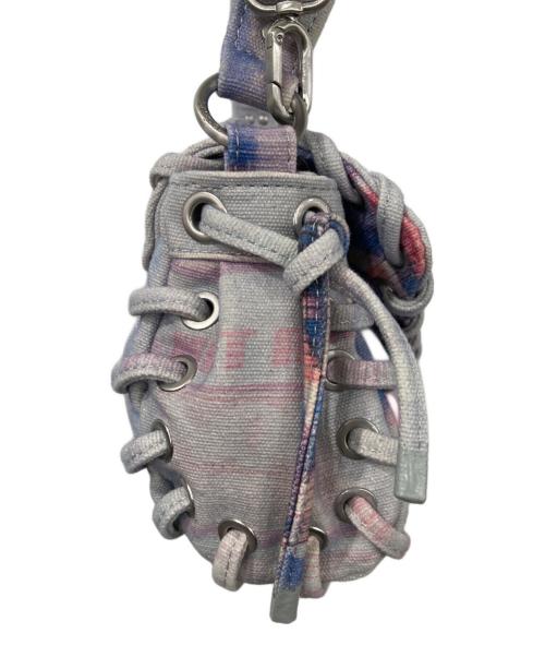 Desigual（デシグアル）Desigual (デシグアル) ショルダーバッグ スカイブルー×ピンクの古着・服飾アイテム
