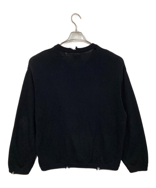 SATURDAYS SURF NYC（サタデーズサーフニューヨーク）SATURDAYS SURF NYC (サタデーズサーフニューヨーク) Charles Vintage V-Neck Sweater ブラック サイズ:Mの古着・服飾アイテム