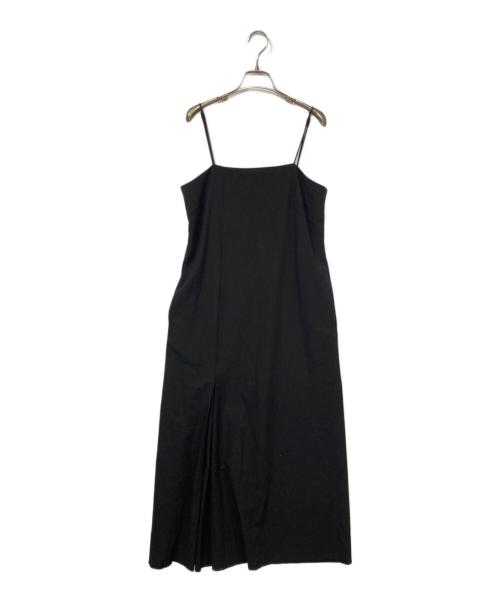 crewre（クルー）crewre (クルー) ボックスタックキャミワンピース ブラック サイズ:3の古着・服飾アイテム