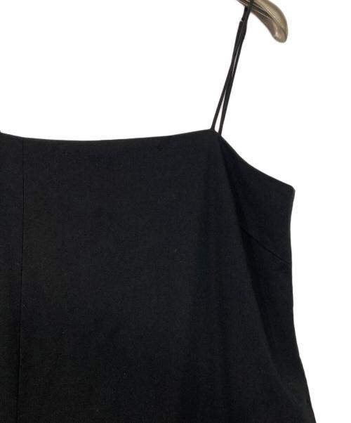 crewre（クルー）crewre (クルー) ボックスタックキャミワンピース ブラック サイズ:3の古着・服飾アイテム