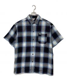 CalTop（キャルトップ）の古着「オンブレオープンカラー半袖シャツ」｜ブルー