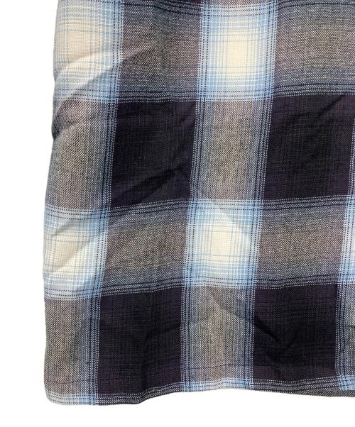 CalTop（キャルトップ）CalTop (キャルトップ) オンブレオープンカラー半袖シャツ ブルー サイズ:Lの古着・服飾アイテム