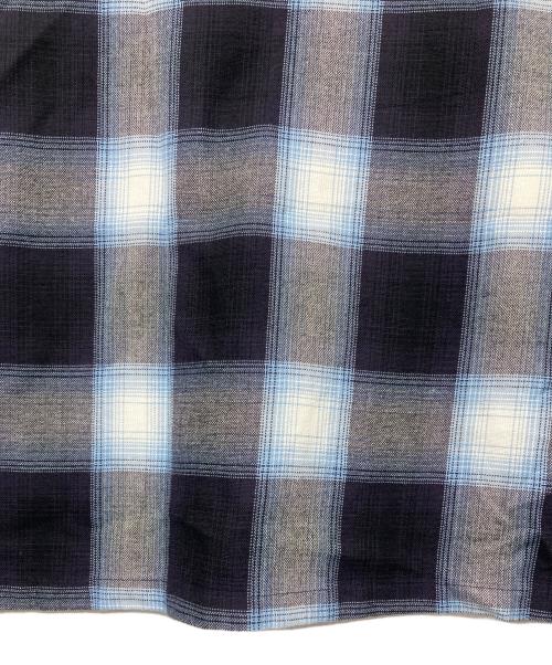 CalTop（キャルトップ）CalTop (キャルトップ) オンブレオープンカラー半袖シャツ ブルー サイズ:Lの古着・服飾アイテム