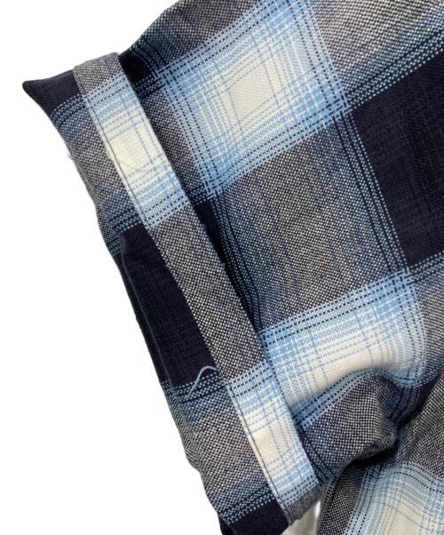 CalTop（キャルトップ）CalTop (キャルトップ) オンブレオープンカラー半袖シャツ ブルー サイズ:Lの古着・服飾アイテム