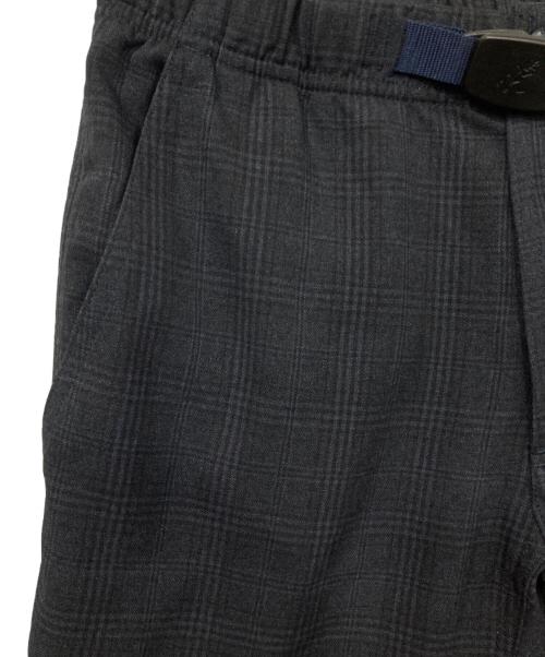 GRAMICCI（グラミチ）GRAMICCI (グラミチ) 417 by EDIFICE (417 バイ エディフィス) 別注グレンチェックストレッチパンツ ネイビー サイズ:S 未使用品の古着・服飾アイテム
