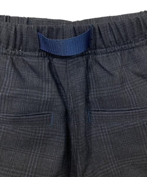 GRAMICCI（グラミチ）GRAMICCI (グラミチ) 417 by EDIFICE (417 バイ エディフィス) 別注グレンチェックストレッチパンツ ネイビー サイズ:S 未使用品の古着・服飾アイテム