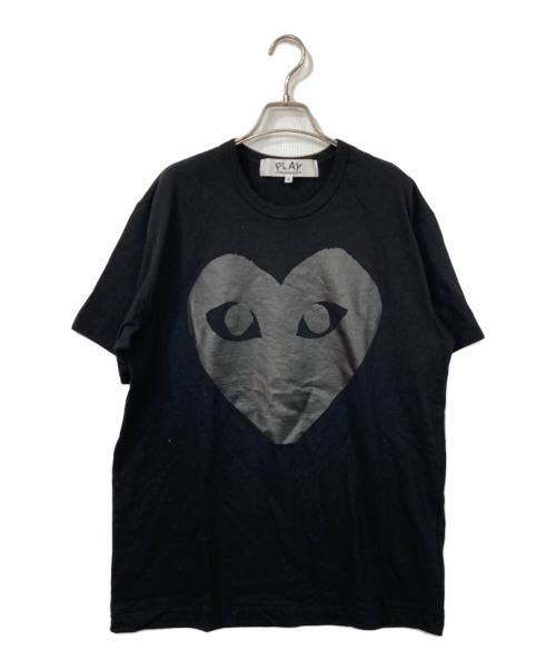 PLAY COMME des GARCONS（プレイコムデギャルソン）PLAY COMME des GARCONS (プレイコムデギャルソン) ハートTシャツ ブラック サイズ:XLの古着・服飾アイテム