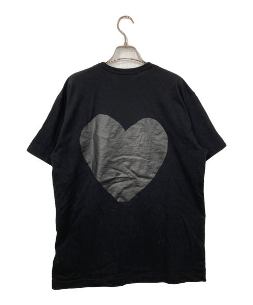 PLAY COMME des GARCONS（プレイコムデギャルソン）PLAY COMME des GARCONS (プレイコムデギャルソン) ハートTシャツ ブラック サイズ:XLの古着・服飾アイテム