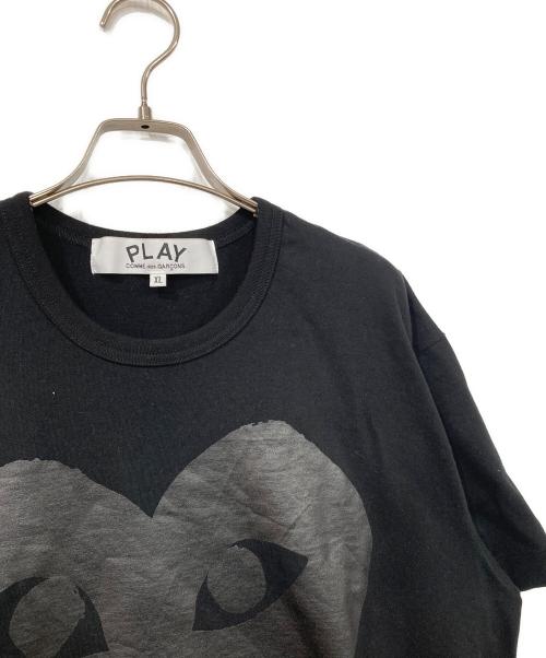 PLAY COMME des GARCONS（プレイコムデギャルソン）PLAY COMME des GARCONS (プレイコムデギャルソン) ハートTシャツ ブラック サイズ:XLの古着・服飾アイテム