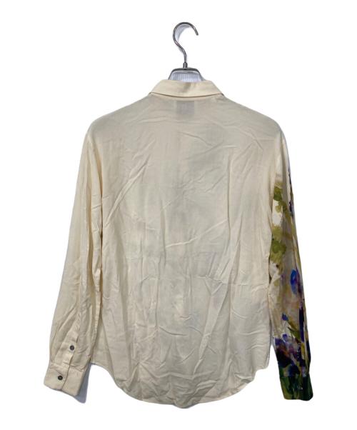 davi paris（ダヴィ パリ）davi paris (ダヴィ パリ) デザインシャツ ベージュ サイズ:Sの古着・服飾アイテム