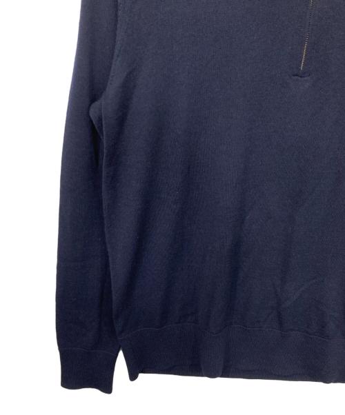 BROOKS BROTHERS（ブルックスブラザーズ）BROOKS BROTHERS (ブルックスブラザーズ) メリノウールハーフジップニット ネイビー サイズ:SIZE Sの古着・服飾アイテム
