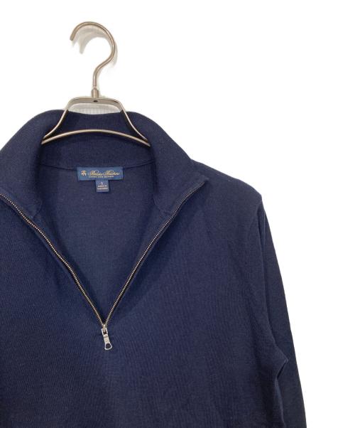BROOKS BROTHERS（ブルックスブラザーズ）BROOKS BROTHERS (ブルックスブラザーズ) メリノウールハーフジップニット ネイビー サイズ:SIZE Sの古着・服飾アイテム