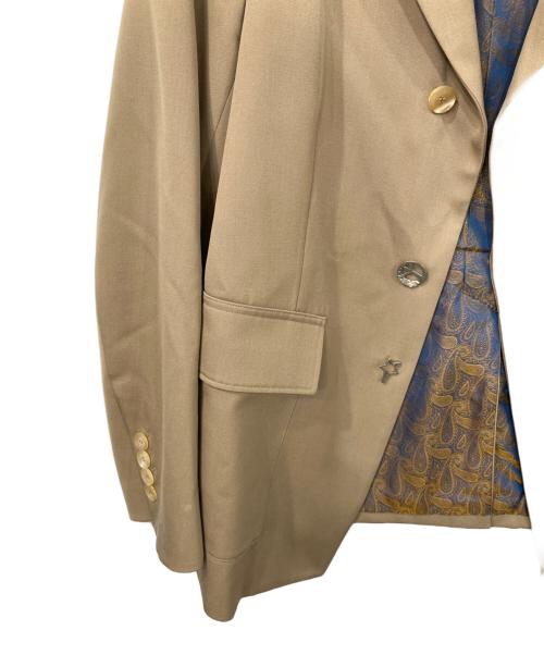 BED J.W. FORD（ベッドフォード）BED J.W. FORD (ベッドフォード) テーラードジャケット ベージュの古着・服飾アイテム