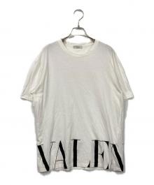 VALENTINO（ヴァレンティノ）の古着「ロゴプリントTシャツ」｜ホワイト