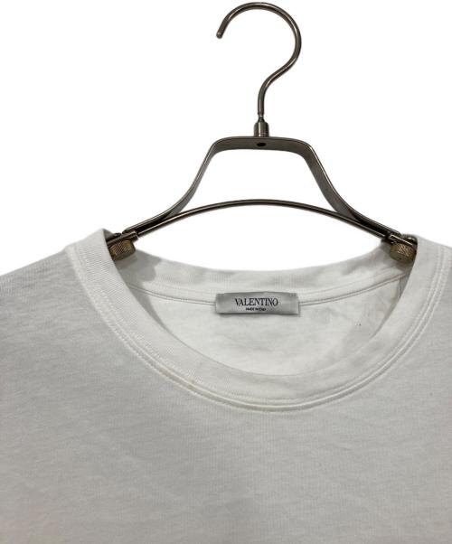 VALENTINO（ヴァレンティノ）VALENTINO (ヴァレンティノ) ロゴプリントTシャツ ホワイト サイズ:XXLの古着・服飾アイテム