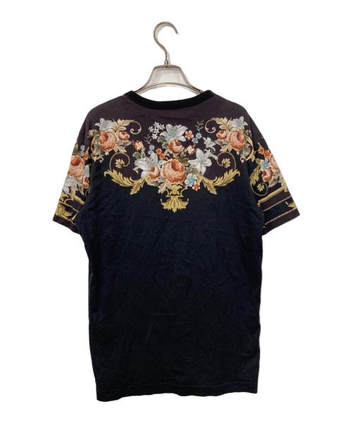 DOLCE & GABBANA（ドルチェ＆ガッバーナ）DOLCE & GABBANA (ドルチェ＆ガッバーナ) プリントTシャツ ブラック サイズ:52の古着・服飾アイテム