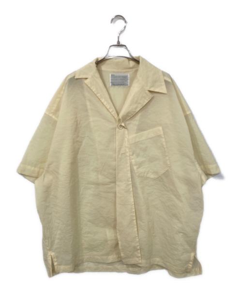 KOLOR（カラー）KOLOR (カラー) ウルトラ ライト ペーパー 半袖 シャツ イエロー サイズ:2の古着・服飾アイテム