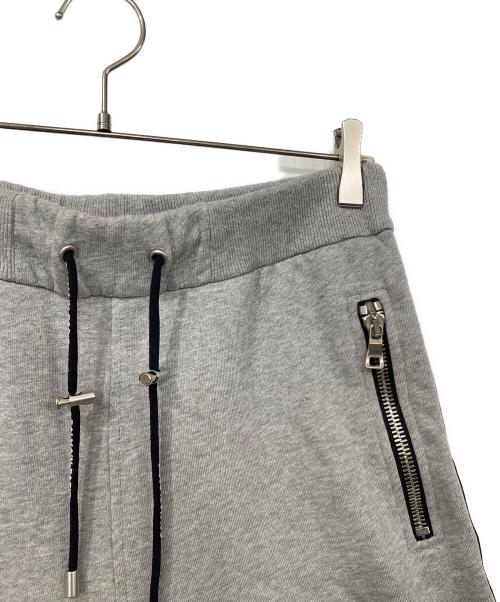 BALMAIN（バルマン）BALMAIN (バルマン) ハーフスウェットパンツ グレー サイズ:Mの古着・服飾アイテム