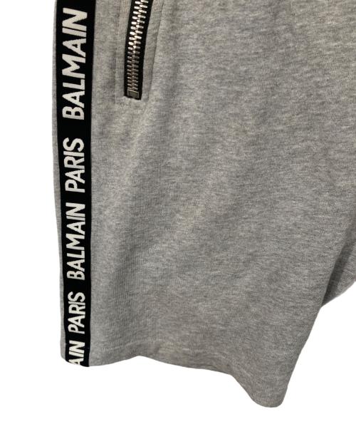 BALMAIN（バルマン）BALMAIN (バルマン) ハーフスウェットパンツ グレー サイズ:Mの古着・服飾アイテム