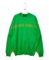 VERSACE（ヴェルサーチェ）の古着「Graphic Print Crewneck」｜グリーン