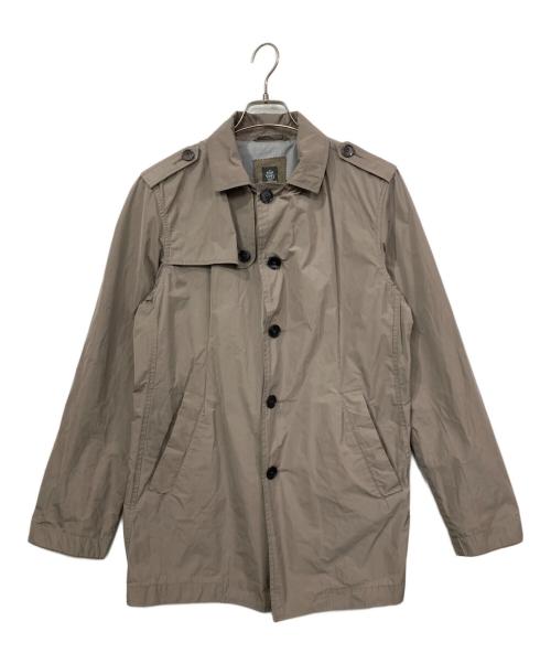 eleventy（イレブンティ）eleventy (イレブンティ) ナイロンテーラードジャケット ベージュ サイズ:Mの古着・服飾アイテム