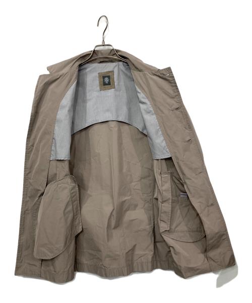 eleventy（イレブンティ）eleventy (イレブンティ) ナイロンテーラードジャケット ベージュ サイズ:Mの古着・服飾アイテム