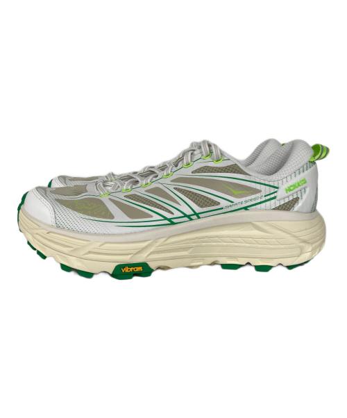 HOKA（ホカ）HOKA (ホカ) MAFATE SPEED 2 グリーン×ホワイト サイズ:27.0の古着・服飾アイテム