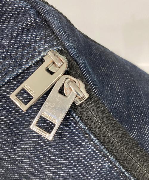 DIESEL（ディーゼル）DIESEL (ディーゼル) デニムボディーバッグ インディゴの古着・服飾アイテム