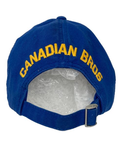 DSQUARED2（ディースクエアード）DSQUARED2 (ディースクエアード) キャップ ブルー サイズ:表記無しの古着・服飾アイテム