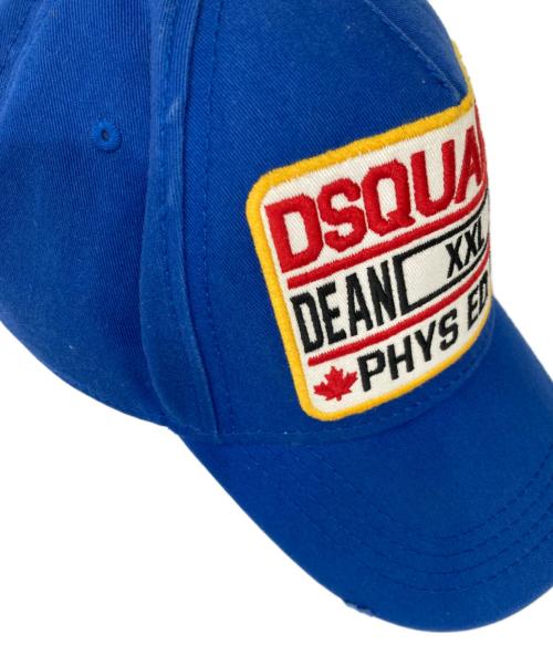 DSQUARED2（ディースクエアード）DSQUARED2 (ディースクエアード) キャップ ブルー サイズ:表記無しの古着・服飾アイテム