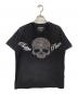 PHILIPP PLEIN（フィリッププレイン）の古着「スカルラインストーンTシャツ」｜ブラック