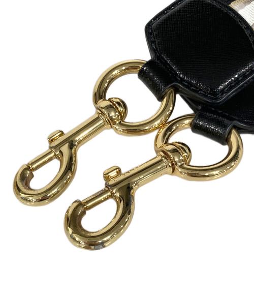 MARC JACOBS（マークジェイコブス）MARC JACOBS (マークジェイコブス) SNAPSHOT CROSSBODY BAG ベージュ×ブラックの古着・服飾アイテム