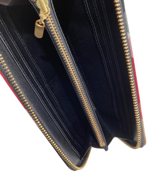 BLUE LABEL CRESTBRIDGE（ブルーレーベルクレストブリッジ）BLUE LABEL CRESTBRIDGE (ブルーレーベルクレストブリッジ) ラウンドファスナー長財布 ブラックの古着・服飾アイテム