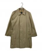 BURBERRYバーバリー）の古着「裏ノバチェックステンカラーコート」｜ブラウン