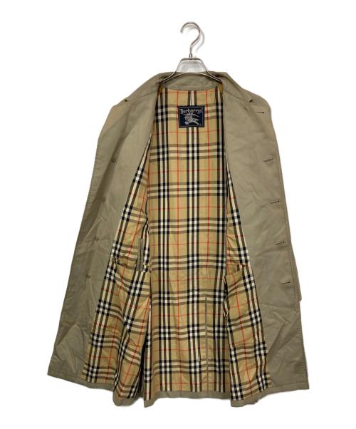 BURBERRY（バーバリー）BURBERRY (バーバリー) 裏ノバチェックステンカラーコート ブラウン サイズ:表記無しの古着・服飾アイテム