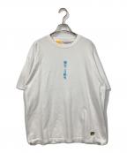 #FR2×hangoverz clothezエフアールツー×ハングオーバーズ）の古着「頭狂二日酔兎Tシャツ」｜ホワイト