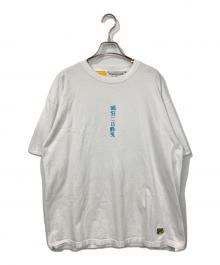 #FR2×hangoverz clothez（エフアールツー×ハングオーバーズ）の古着「頭狂二日酔兎Tシャツ」｜ホワイト