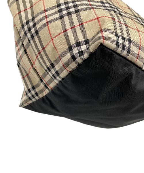 BURBERRY BLUE LABEL（バーバリー ブルー レーベル）BURBERRY BLUE LABEL (バーバリー ブルー レーベル) ノバチェックトートバッグ ベージュの古着・服飾アイテム
