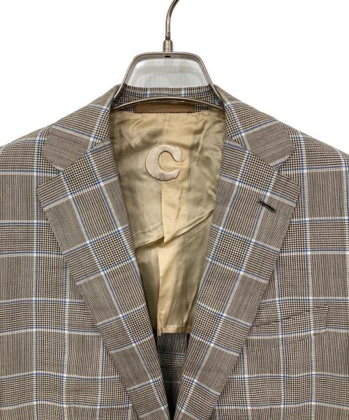 CARUSO（カルーゾ）CARUSO (カルーゾ) テーラードジャケット グレー サイズ:46の古着・服飾アイテム