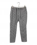 UNIVERSAL LANGUAGEユニバーサルランゲージ）の古着「ストライプパンツ」｜ネイビー×ホワイト