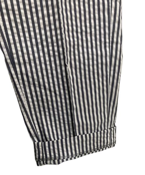 UNIVERSAL LANGUAGE（ユニバーサルランゲージ）UNIVERSAL LANGUAGE (ユニバーサルランゲージ) ストライプパンツ ネイビー×ホワイト サイズ:Sの古着・服飾アイテム