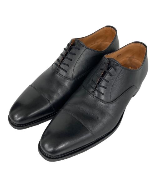 SCOTCH GRAIN（スコッチグレイン）SCOTCH GRAIN (スコッチグレイン) ストレートチップシューズ ブラック サイズ:24.5の古着・服飾アイテム