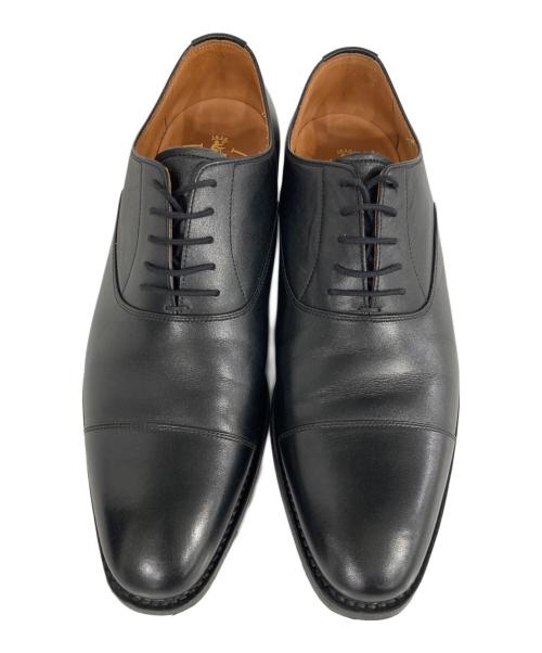 SCOTCH GRAIN（スコッチグレイン）SCOTCH GRAIN (スコッチグレイン) ストレートチップシューズ ブラック サイズ:24.5の古着・服飾アイテム