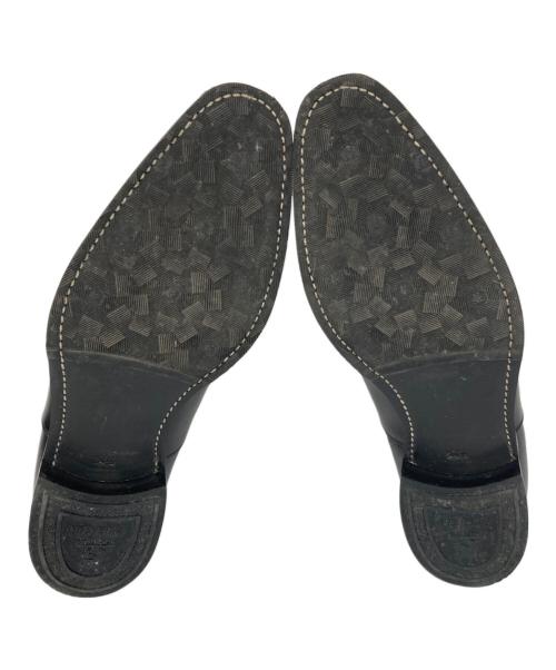 SCOTCH GRAIN（スコッチグレイン）SCOTCH GRAIN (スコッチグレイン) ストレートチップシューズ ブラック サイズ:24.5の古着・服飾アイテム