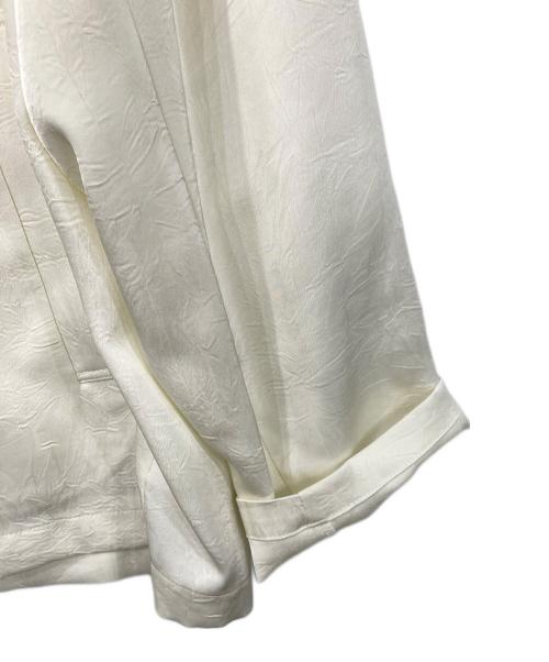 Firsthand（ファーストハンド）Firsthand (ファーストハンド) クラッシュサテンジャケット ホワイト サイズ:Fの古着・服飾アイテム