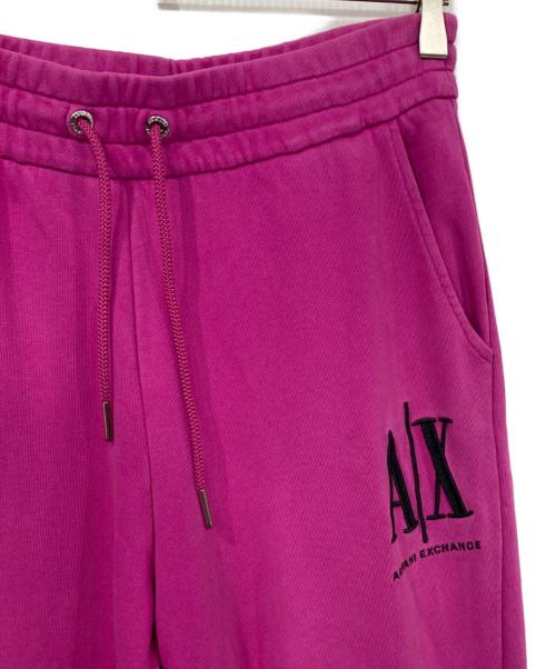 ARMANI EXCHANGE（アルマーニ エクスチェンジ）ARMANI EXCHANGE (アルマーニ エクスチェンジ) スウェットパンツ パープル サイズ:Mの古着・服飾アイテム